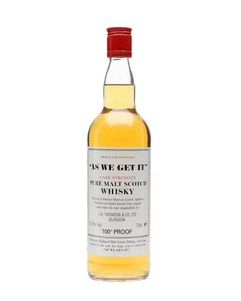 Aberlour Glenlivet As We Get It Independent Bottling