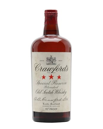 Crawford's 3 Bottled 1960s Spring Cap
