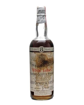 Dewar's White Label 8 Year Old Bottled 1930's