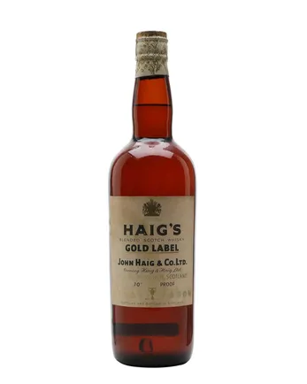 Haig Gold Label Bottled 1930s