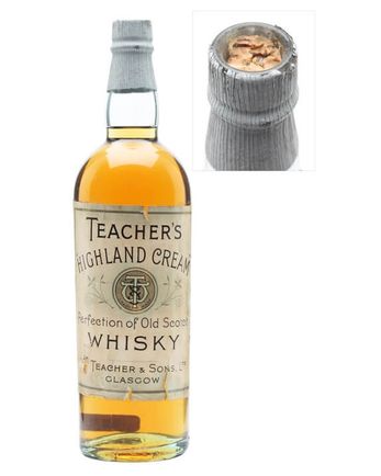 Teacher's Highland Cream Bottled 1940's