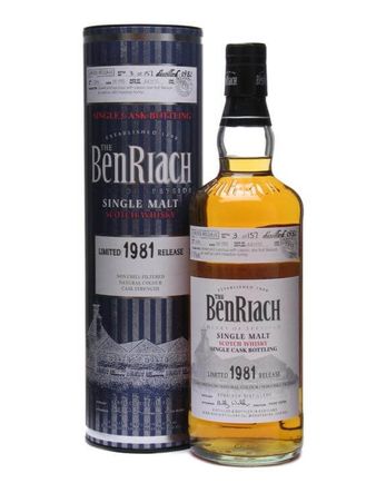 Benriach 1981 28 Year Old Bourbon Barrel #2589