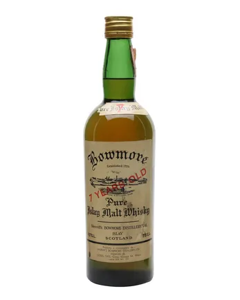 Bowmore 7 Year Old Sherriff's Bottled 1960s
