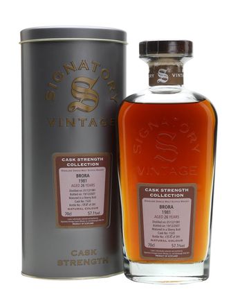 Brora 1981 26 Year Old Sherry Cask Signatory Cask Strength Collection