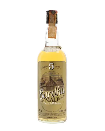 Cardhu 5 Year Old Bottled 1980's