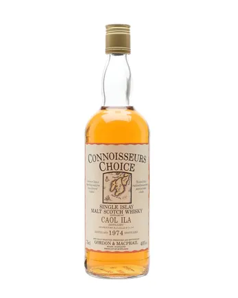 Caol Ila 1974 Map Label Connoisseurs Choice Gordon & Macphail