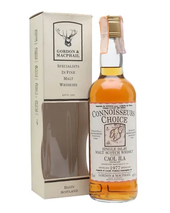 Caol ila 1977 Map Label Connoisseurs Choice Gordon & Macphail