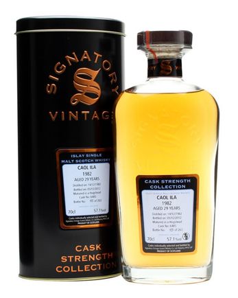 Caol Ila 1982 29 Year Old Cask #6485 Signatory Cask Strength Collection
