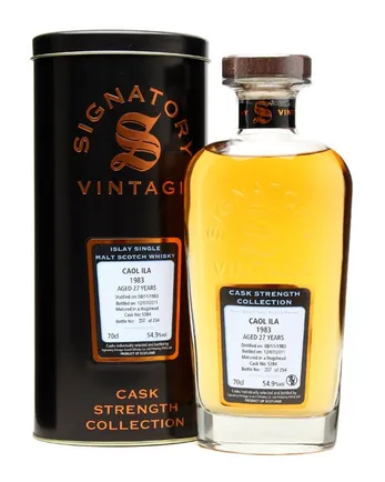 Caol Ila 1983 27 Year Old Cask #5284 Signatory