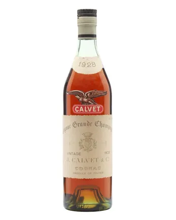 Calvet 1928 Grande Champagne Cognac