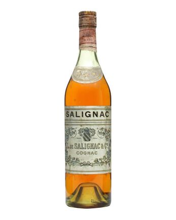 Salignac 3 Star Cognac Bottled 1960s