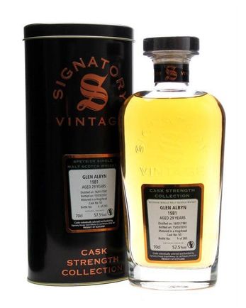Glen Albyn 1981 29 Year Old Cask #50 Signatory Cask Strength Collection