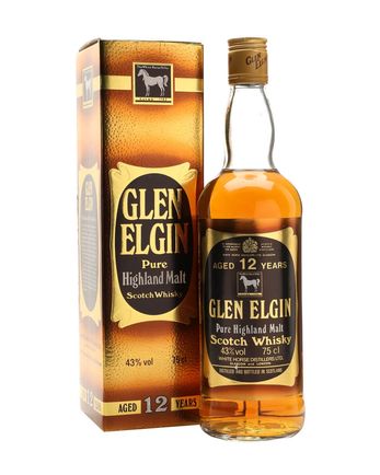 Glen Elgin 12 Year Old Bottled 1980s 75cl
