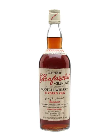 Glenfarclas Glenlivet 105 8 Year Old Bottled 1970s