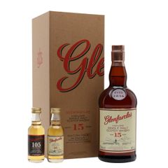 Glenfarclas 15 Year Old / Set with 105 & 25 Year Old Minis