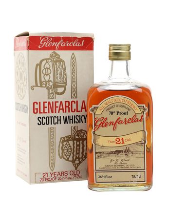 Glenfarclas 21 Year Old Bottled 1970s 75cl