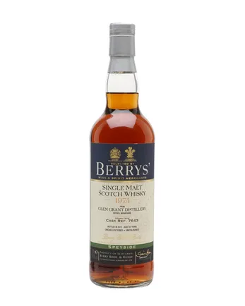 Glen Grant 1974 Cask #7643 Berry Bros & Rudd