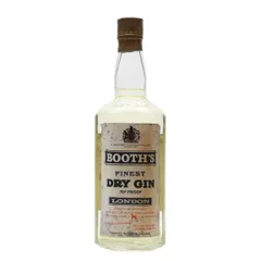 Booth's Finest Dry Gin / Bottled 1960s