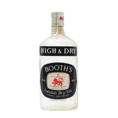 Booth's High & Dry Gin / Bottled 1970s