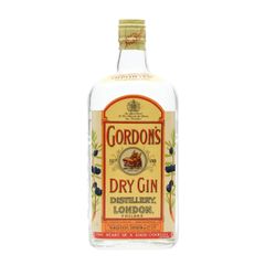 Gordon's Dry Gin / Bottled 1960s / Spring Cap