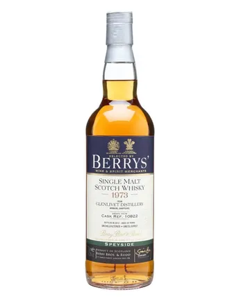 Glenlivet 1973 Bottled 2012 Cask #10822 Berry Bros & Rudd