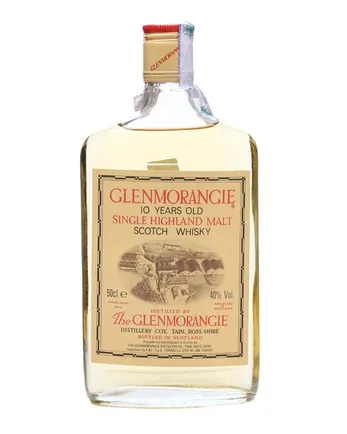 Glenmorangie 10 Year Old Flat Bottle Bottled 1990s