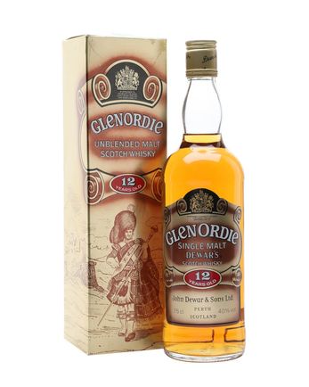 Glenordie 12 Year Old Bottled 1980's 75cl