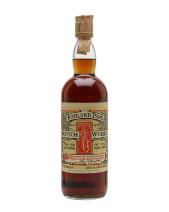 Highland Park Stencilled Bottled 1970's Gordon & Macphail
