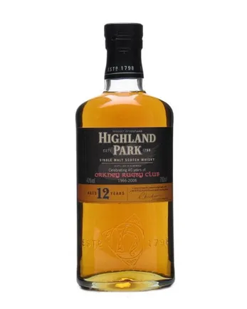 Highland Park 12 Year Old Orkney Rugby Club