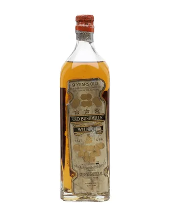 Old Bushmills 9 Year Old Bottled 1930s