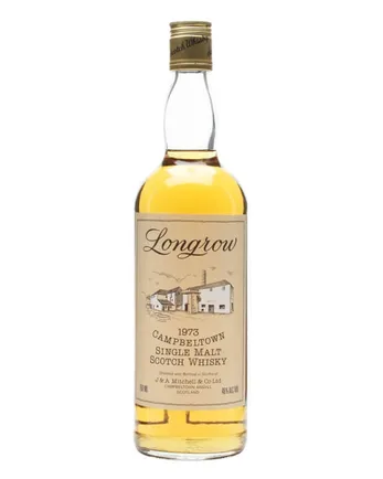 Longrow 1973 Bottled 1980s Picture Label