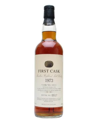 Macallan 1973 20 Year Old Sherry Cask First Cask