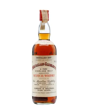 Macallan Glenlivet 1937 37 Year Old Sherry Cask Gordon & Macphail