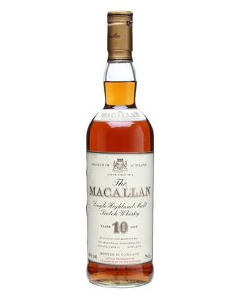 Macallan 10 Year Old New Club Elgin Bottled 1980s