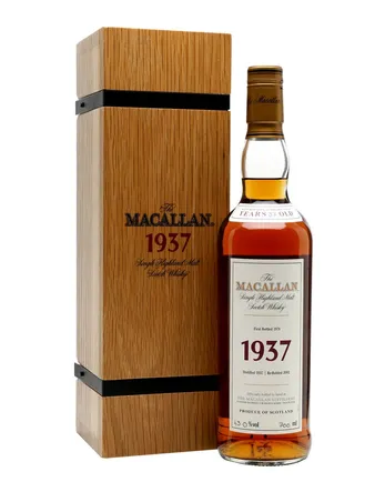 Macallan 1937 37 Year Old Fine Rare