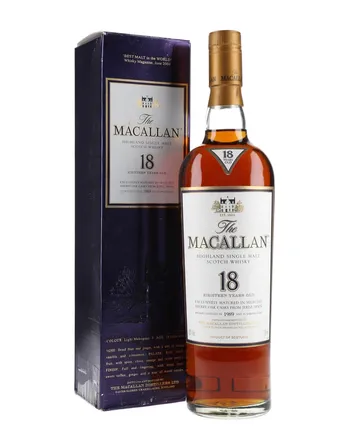 Macallan 1989 18 Year Old Sherry Oak