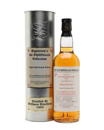 Millburn 1983 18 Year Old Signatory