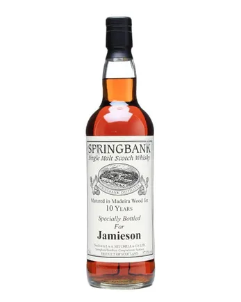 Springbank 10 Year Old Madeira Wood Jamieson