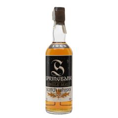 Springbank 1965 / Black Label / Bottled 1980s