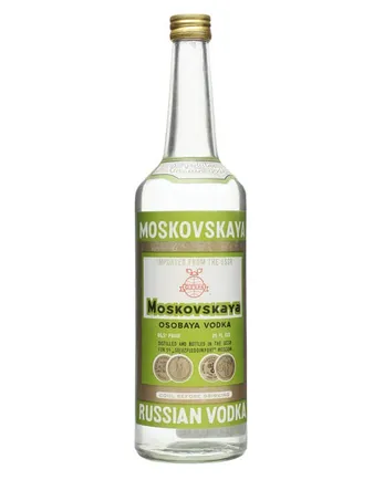 Moskovskaya Osobaya Vodka Bottled 1970s