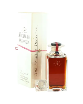 Macallan 1963 25 Year Old Crystal Decanter