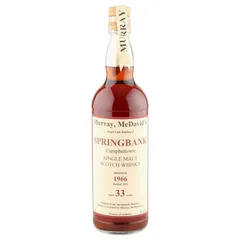 Springbank 1966 33 Year Old, Murray McDavid 1999 Bottling